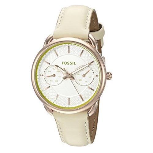 Fossil Tailor Multifunction Light Brown Leather Watch ES3954