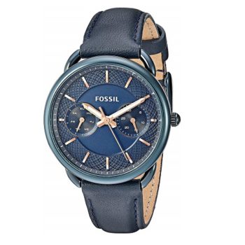 Fossil Tailor Blue Dial Ladies Watch ES4092