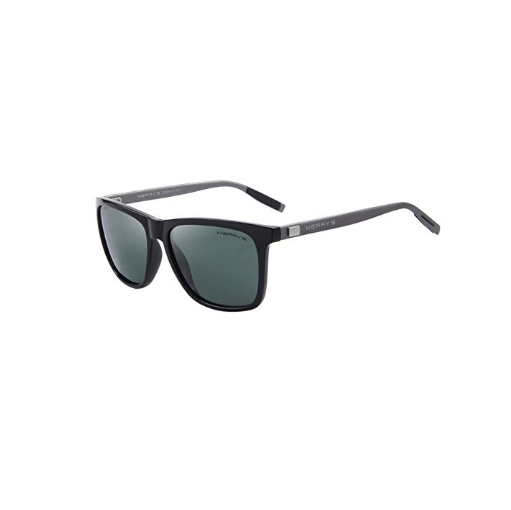 MERRY'S Green Polarized Sunglasses Aluminum Vintage S8286