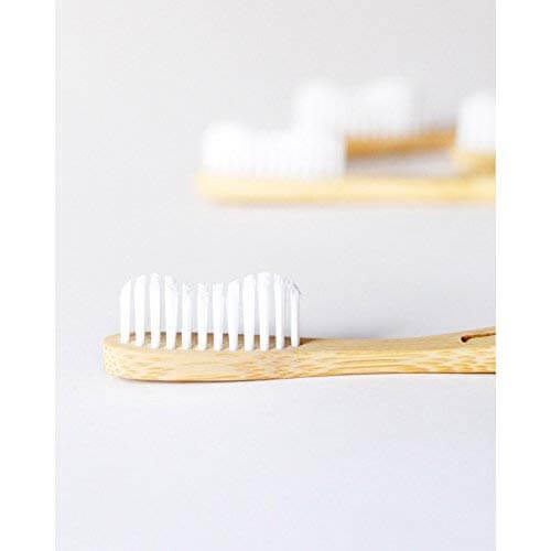 Organic Bamboo Toothbrush Soft BPA Free Bristles, Pack of 4 By Wowe 2