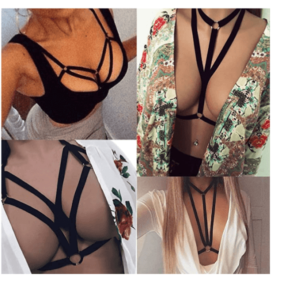 Sexy Bra Harness for Women 4pcs