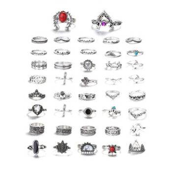 Vintage Knuckle Rings for Women 42Pcs 1