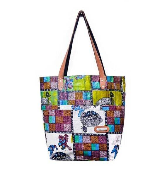 Large Size Print Tote By Suave