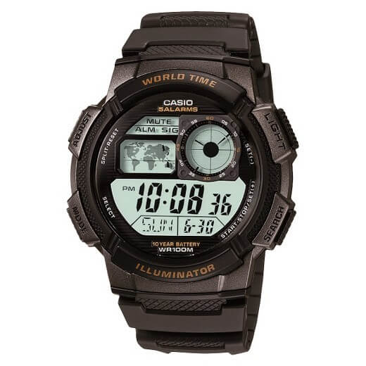Casio Men's AE-1000W-1AVCF Resin Sport Watch with Black Band 2