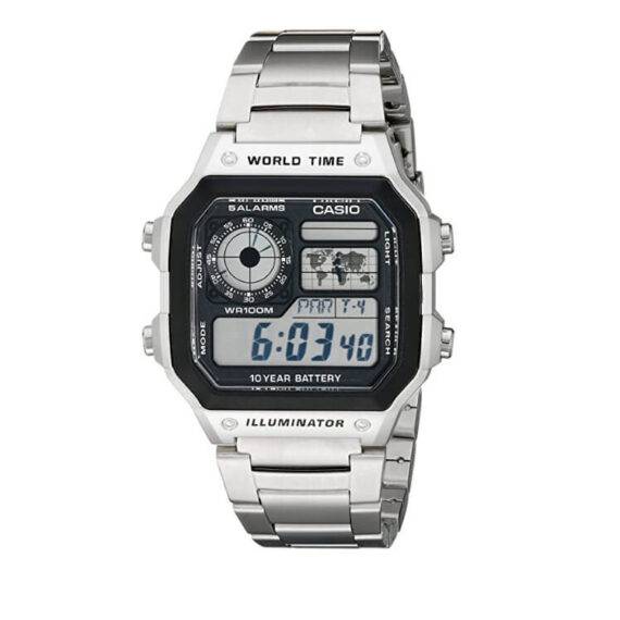 Casio Men's AE1200WHD-1A Stainless Steel Digital Watch