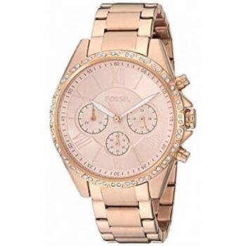 Fossil Women's Modern Courier Stainless Steel Chronograph Dress Quartz Watch - BQ3377