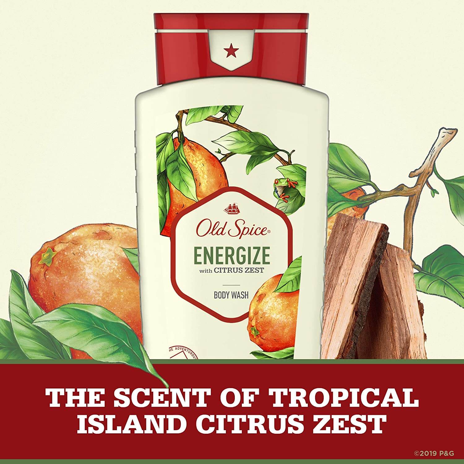 Old Spice Energize with Citrus Zest Scent Body Wash for Men 1
