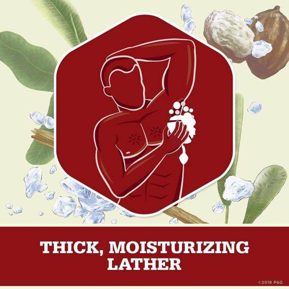 Old Spice Moisturize with Shea Butter Scent Body Wash for Men