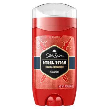 Old Spice Steel Titan Red Collection Deodorant For Men 3.0 oz