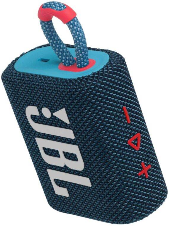 JBL GO3 Portable Waterproof Speaker- BluePink