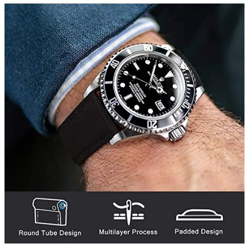 Ritche Sailcloth Watch Band With Quick Release 20mm 4