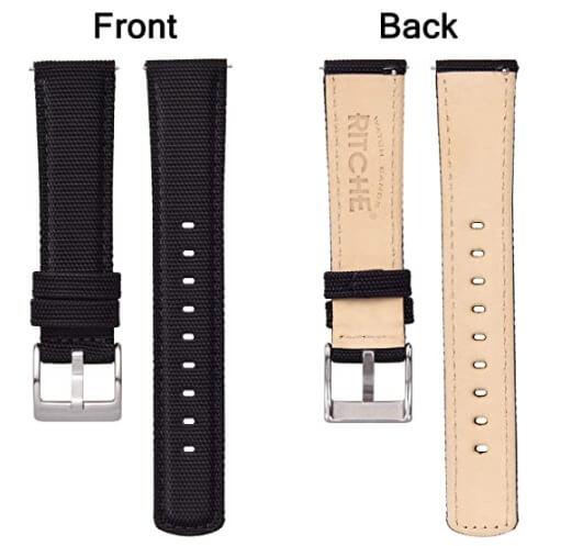 Ritche Sailcloth Watch Band With Quick Release 20mm 4