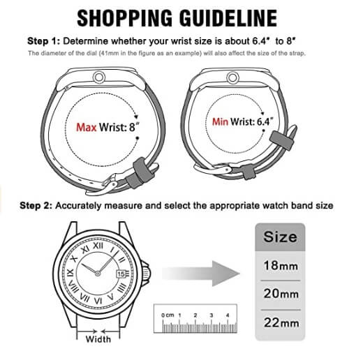 Ritche Sailcloth Watch Band With Quick Release 20mm 4