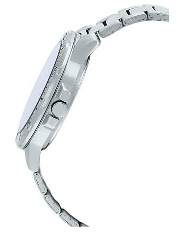 Casio Mens Analog Quartz Watch with Stainless Steel Strap MTP-VD01G-1BVUDF Sliver 2