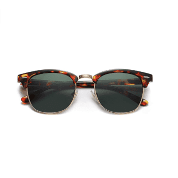 SOJOS Retro Semi Rimless Polarized Sunglasses Horn Rimmed UV400 Glasses SJ5018 3 (1)