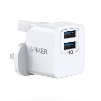 Anker PowerPort Mini Dual Port USB Plug Charger with 2.4A Output 1