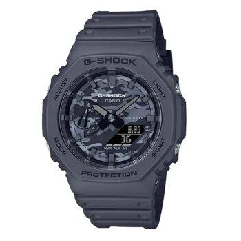 Casio G-Shock GA2100CA-8A Digital Dial Resin Band Watch