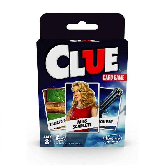 Clue Card Game By Hasbro Gaming