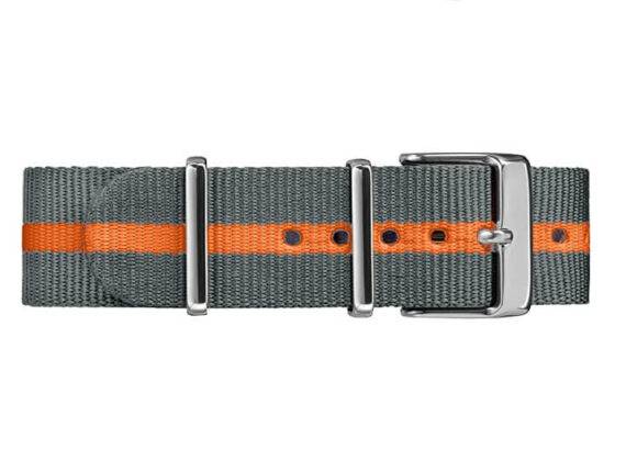Timex Unisex Weekender 38mm Watch Gray Orange Stripe (1)