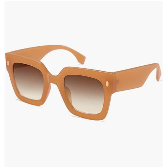 SOJOS Vintage Oversized Square Sunglasses for Women,Retro Womens Luxury Big Sun Glasses UV400 Protection SJ2194 DANA 