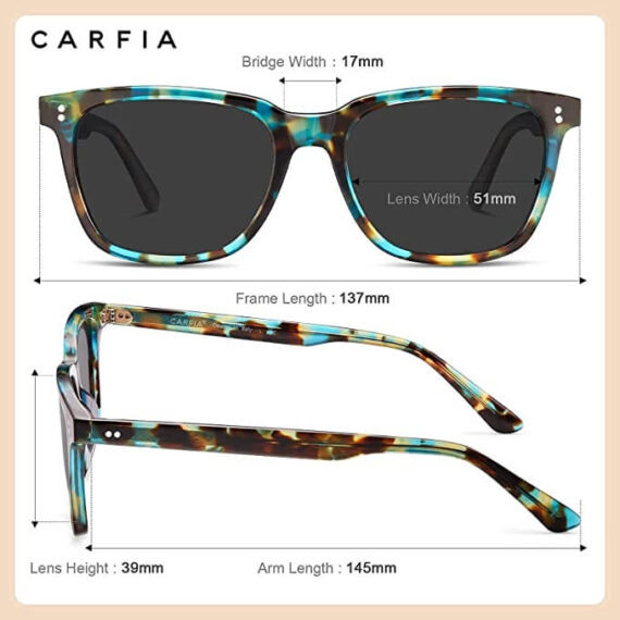 Carfia CA5354 Chic Retro Polarized Sunglasses 11