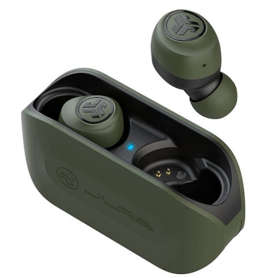 JLab Go Air True Wireless Bluetooth Earbuds + Charging Case - Green 1