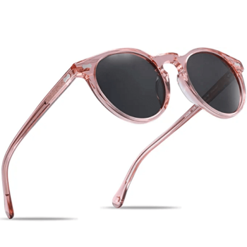 Carfia CA5288 Vintage Round Polarized Sunglasses - Pink 5