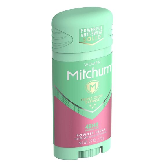 Mitchum Women Powder Fresh Advanced Anti-Perspirant & Deodorant Invisible Solid - 2.7 oz 2