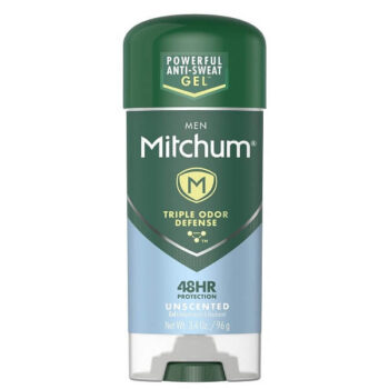 Mitchum Unscented Anti-Perspirant Clear Gel Deodorant For Men 3.40 oz 1