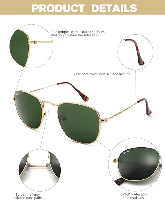 Pro Acme Crystal Lens Square Sunglasses