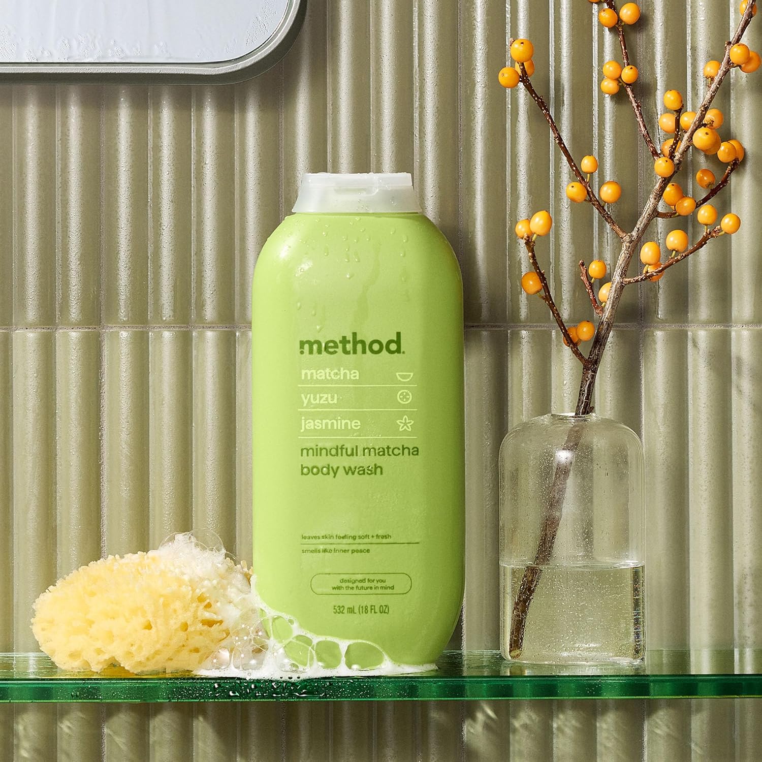 Method Men Mindful Matcha Body Wash 18oz