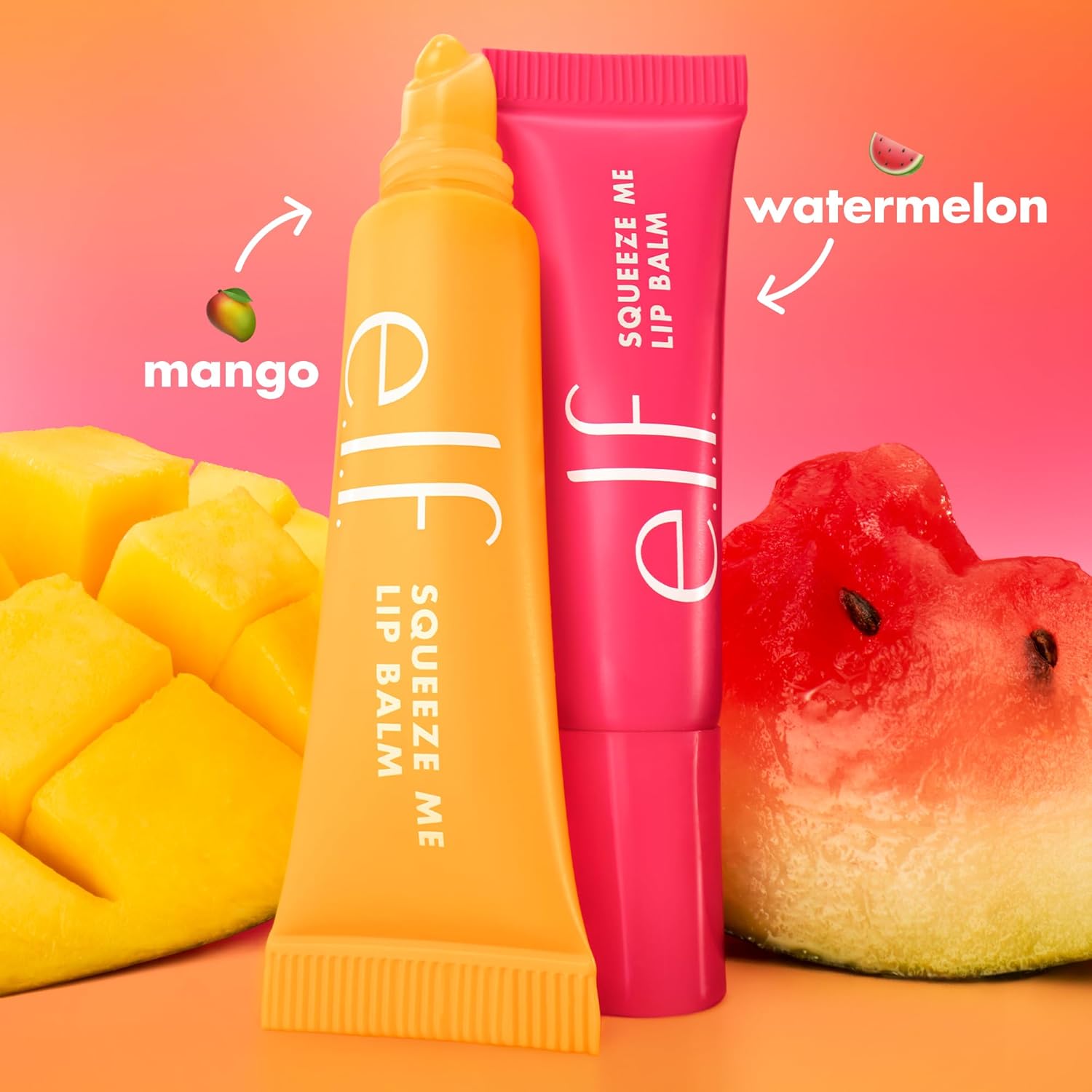 e.l.f. Squeeze Me More Lip Balm Duo - Mango & Watermelon