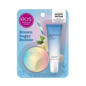 eos Flavor Lab Secret Menu Gift Set - Brown Sugar Boba Lip Scrub Exfoliator