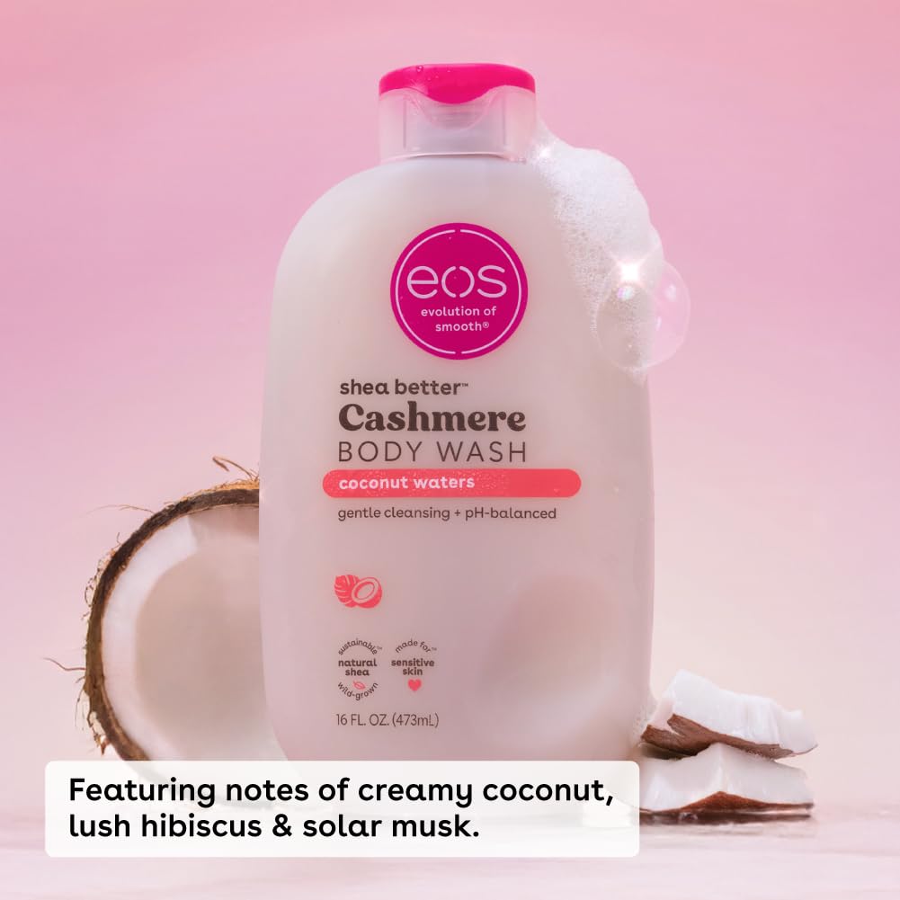 eos Shea Better Cashmere Body Wash 16 fl oz - Coconut Waters (1)