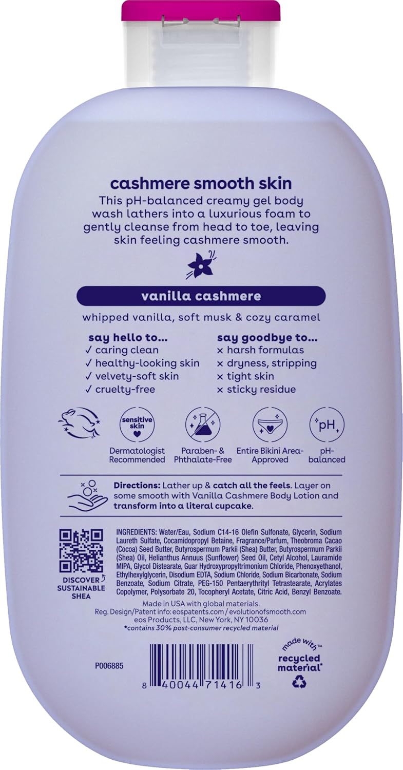 eos Shea Better Cashmere Body Wash 16 fl oz - Vanilla Cashmere (1)