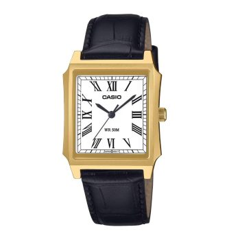 Casio Enticer MTP A2473 Men's Analog Watch - Black Leather