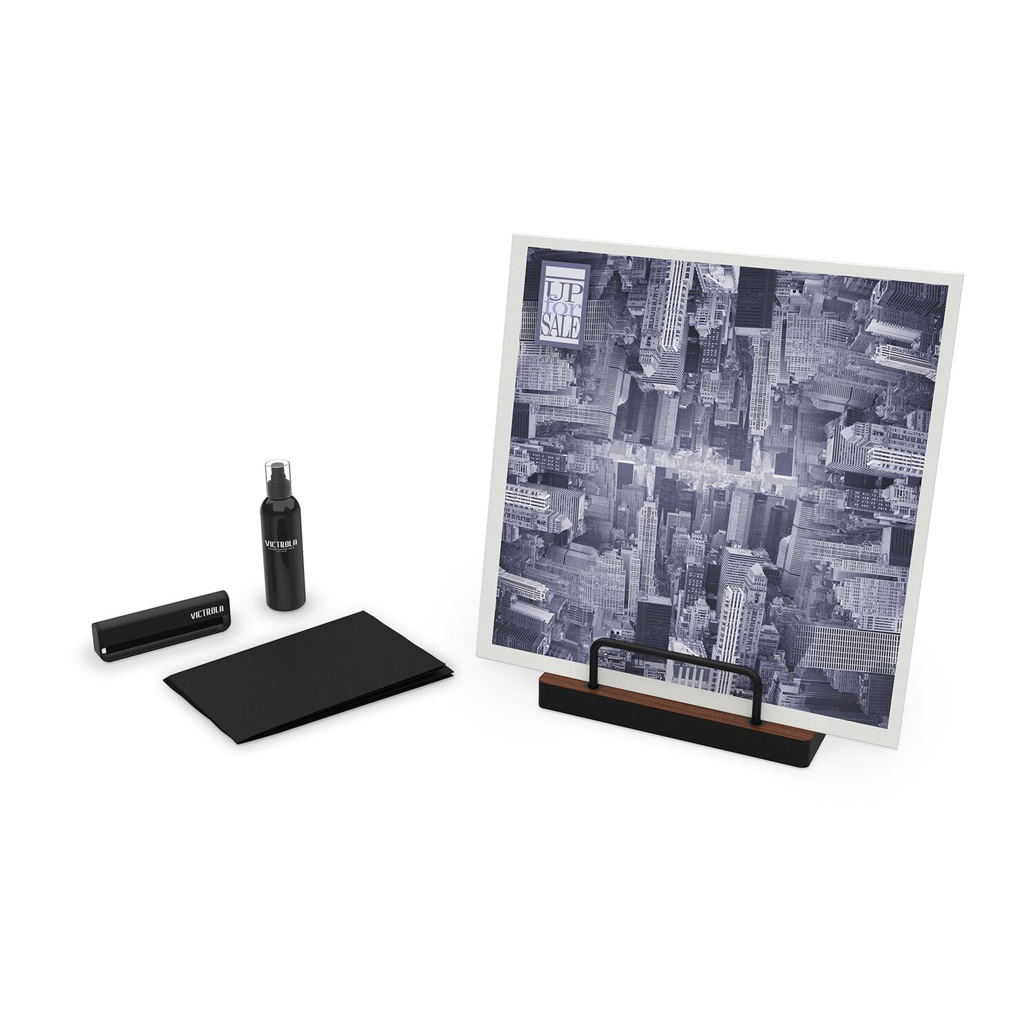 Victrola The Kit Vinyl Record Cleaning Kit and Record Stand - Espresso (VA-55-ESP) - view 4